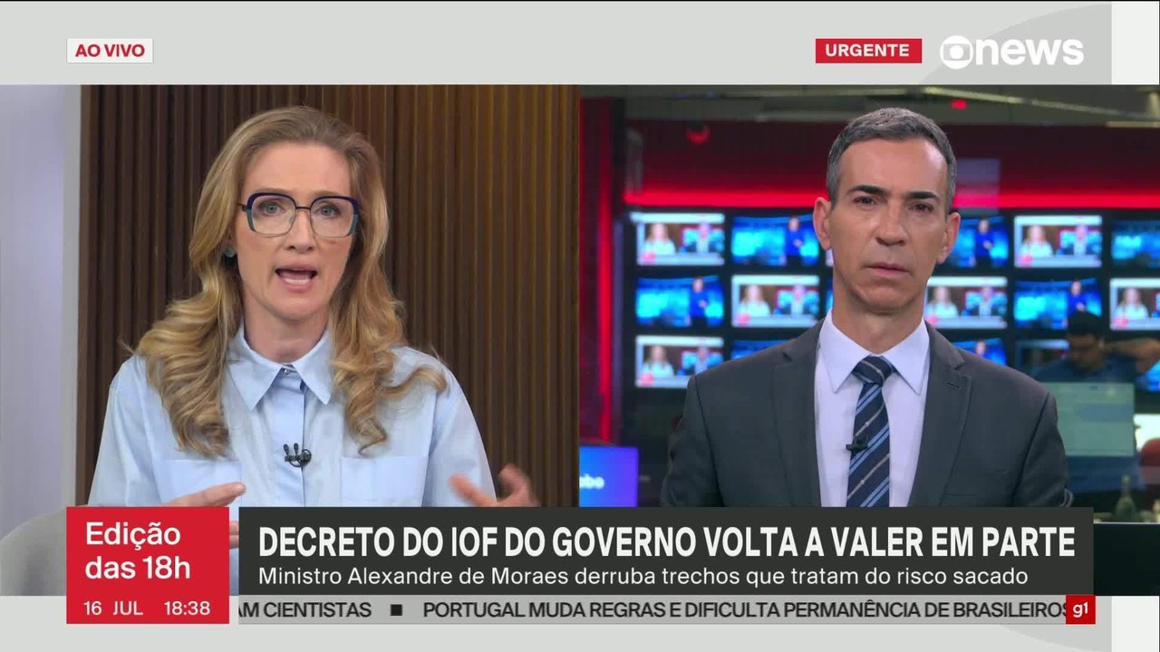 Entenda o que fica valendo e o que não vai vigorar com a decisão de Moraes sobre o IOF