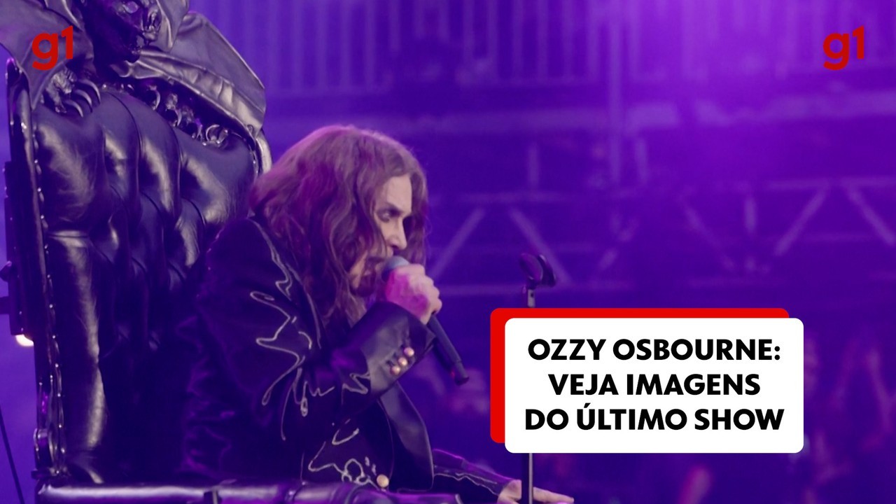 Ozzy Osbourne fez seu último show, com o Black Sabbath, no começo do mês