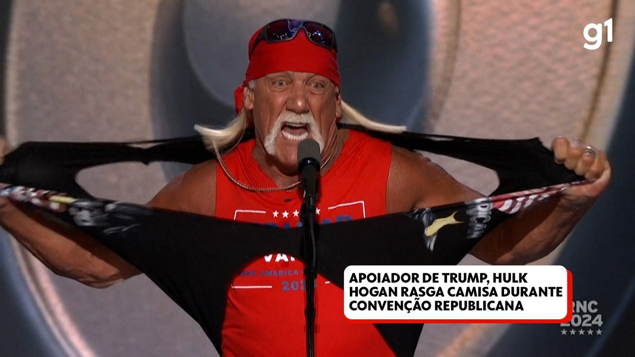 'Perdemos um grande amigo hoje', diz Trump, sobre morte de Hulk Hogan, estrela da luta livre