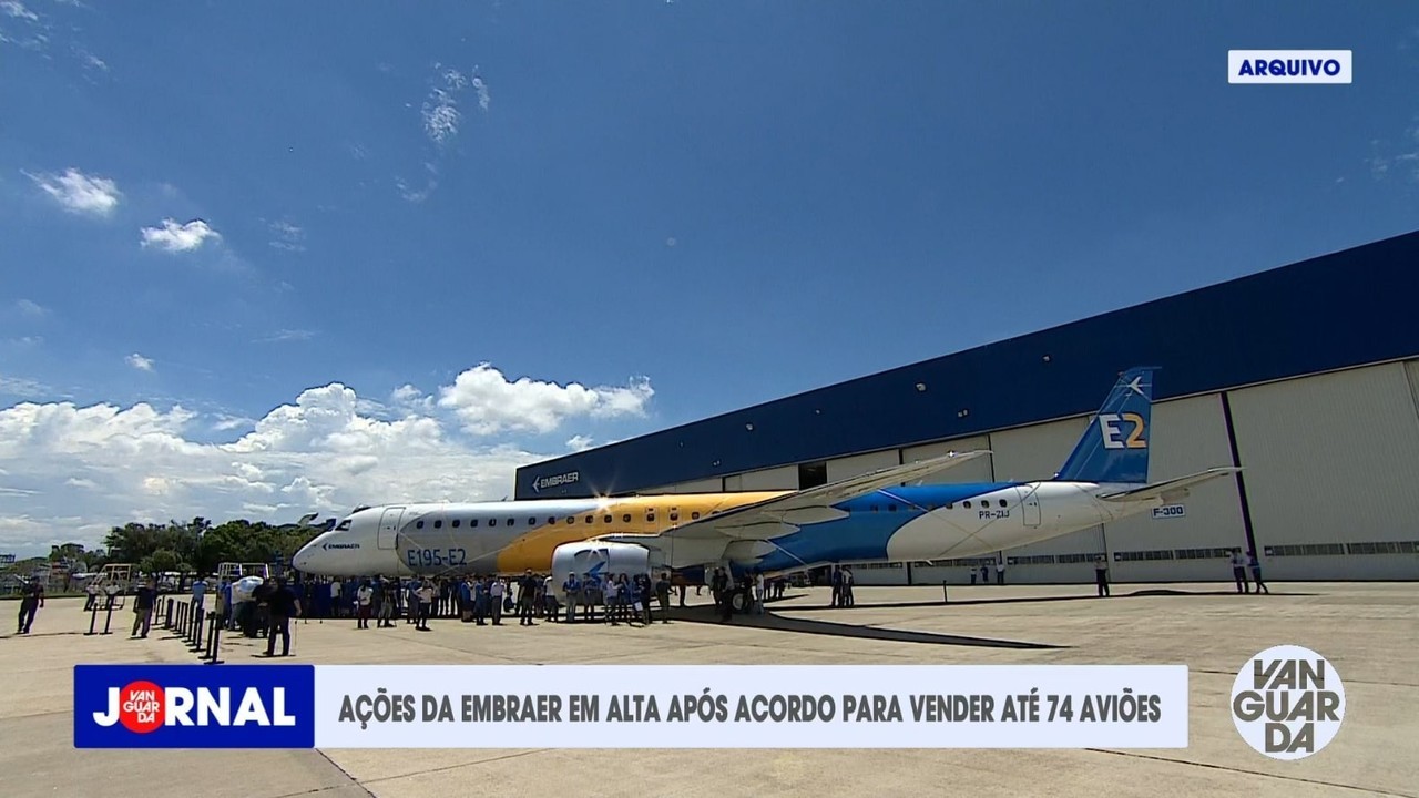 Embraer entrega 62 aviões no 3º trimestre, 5% a mais do que no mesmo período de 2024