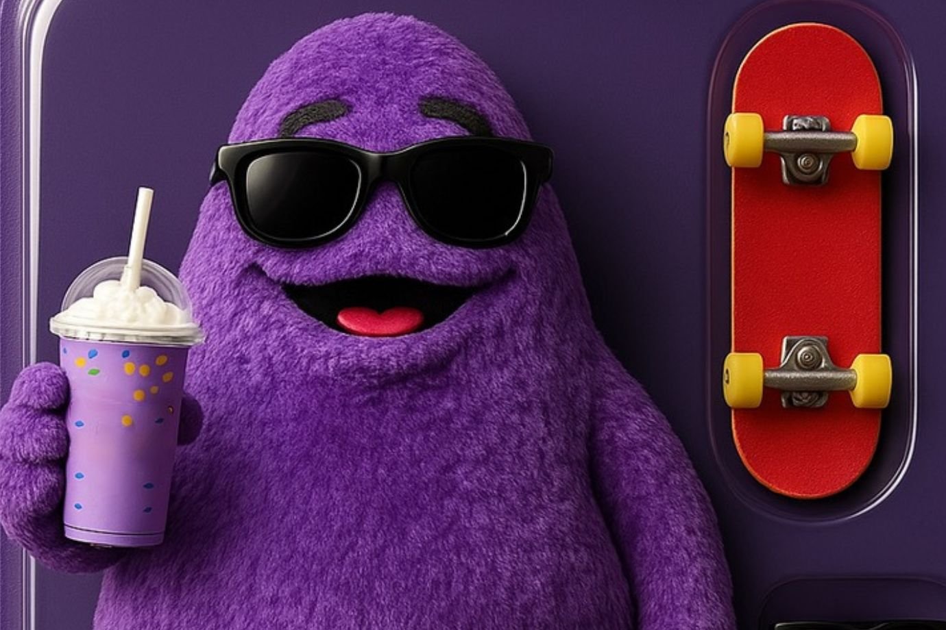 McDonald’s traz Grimace Shake de volta em nova campanha com Rayssa Leal